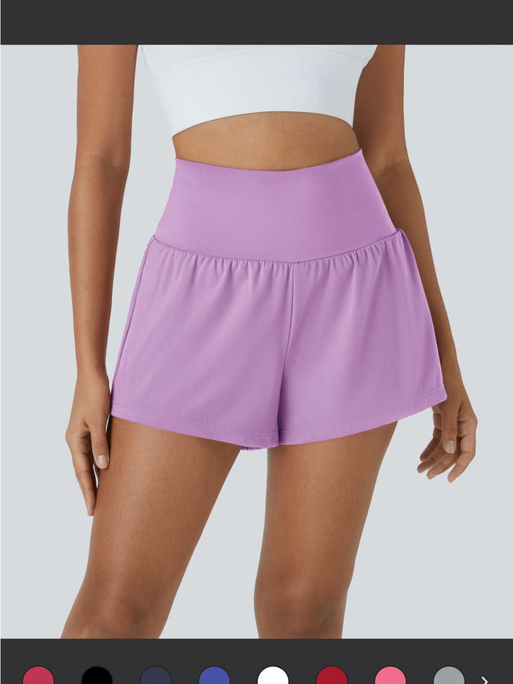 HALARA Lavender High-Waist Skort